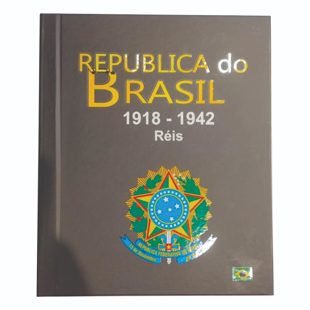 Álbum de Luxo para moedas dos Réis - 1918 a 1942